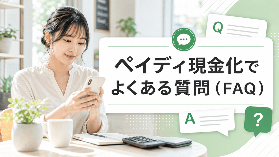 ペイディ現金化でよくある質問(FAQ)
