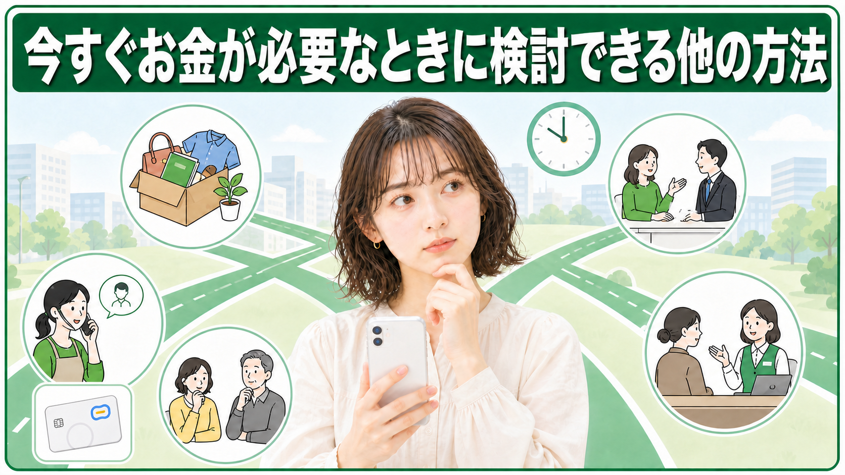 今すぐお金が必要なときに検討できる他の方法