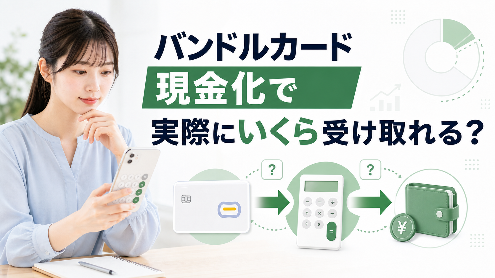 バンドルカード現金化で実際にいくら受け取れる？